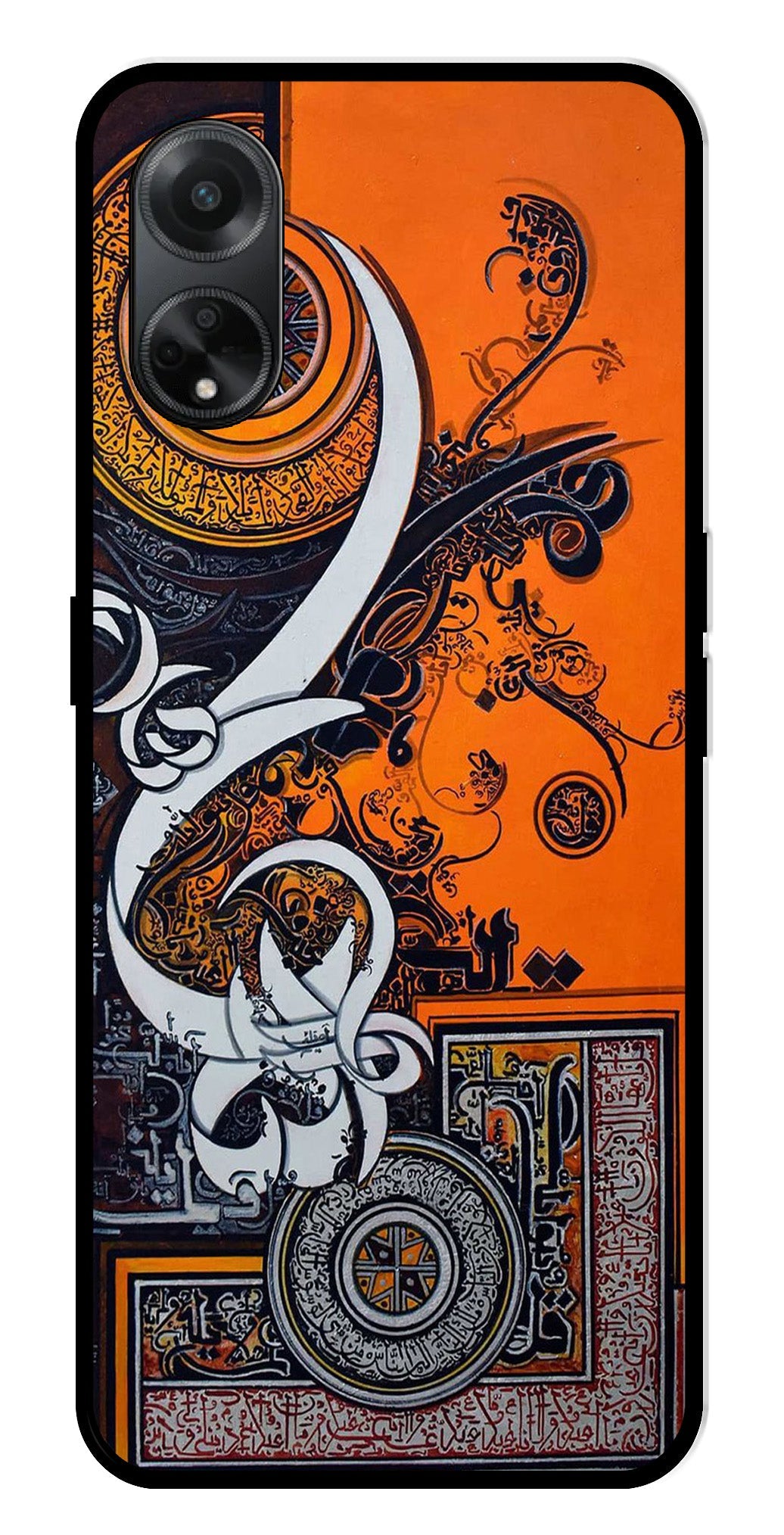 Qalander Art Metal Mobile Case for Oppo A1 5G    (Design No -16)