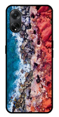 Sea Shore Metal Mobile Case for Oppo A1 5G    (Design No -18)