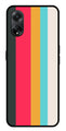 Muted Rainbow Metal Mobile Case for Oppo F23 5G    (Design No -31)