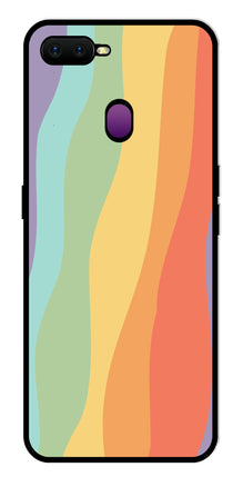 Muted Rainbow Metal Mobile Case for Oppo F9