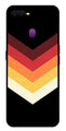 MultiColor Arrow Metal Mobile Case for Oppo F9   (Design No -04)