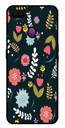 Floral Pattern2 Metal Mobile Case for Oppo F9