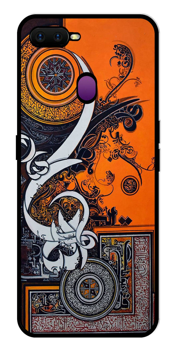 Qalander Art Metal Mobile Case for Oppo F9   (Design No -16)