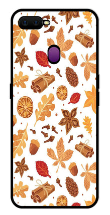 Autumn Leaf Metal Mobile Case for Oppo F9