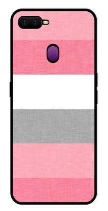 Pink Pattern Metal Mobile Case for Oppo F9