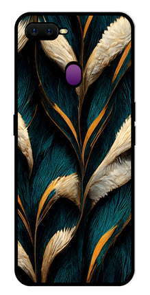 Feathers Metal Mobile Case for Oppo F9