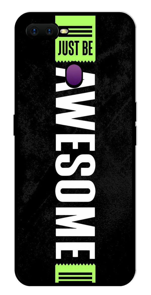 Awesome Metal Mobile Case for Oppo F9   (Design No -33)