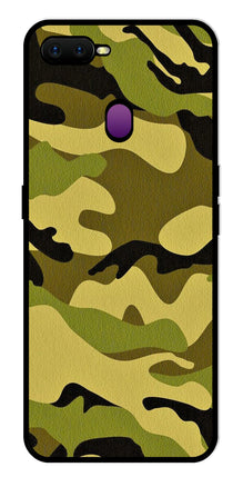 Army Pattern Metal Mobile Case for Oppo F9