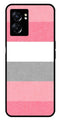 Pink Pattern Metal Mobile Case for Oppo K10 5G   (Design No -23)