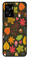 Leaves Design Metal Mobile Case for Oppo K10 5G   (Design No -51)