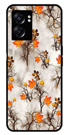 Autumn leaves Metal Mobile Case for Oppo K10 5G