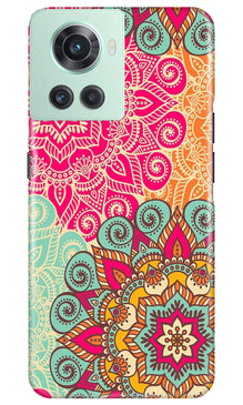 Rangoli art Mobile Back Case for OnePlus 10R 5G (Design - 6)