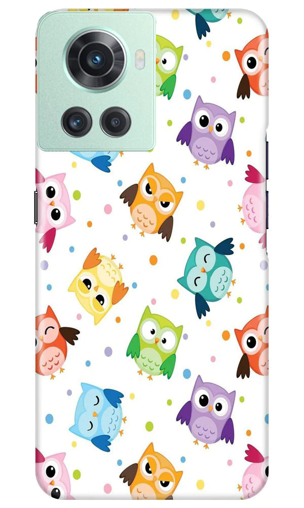 Owl Baground Pattern shore Case for OnePlus 10R 5G