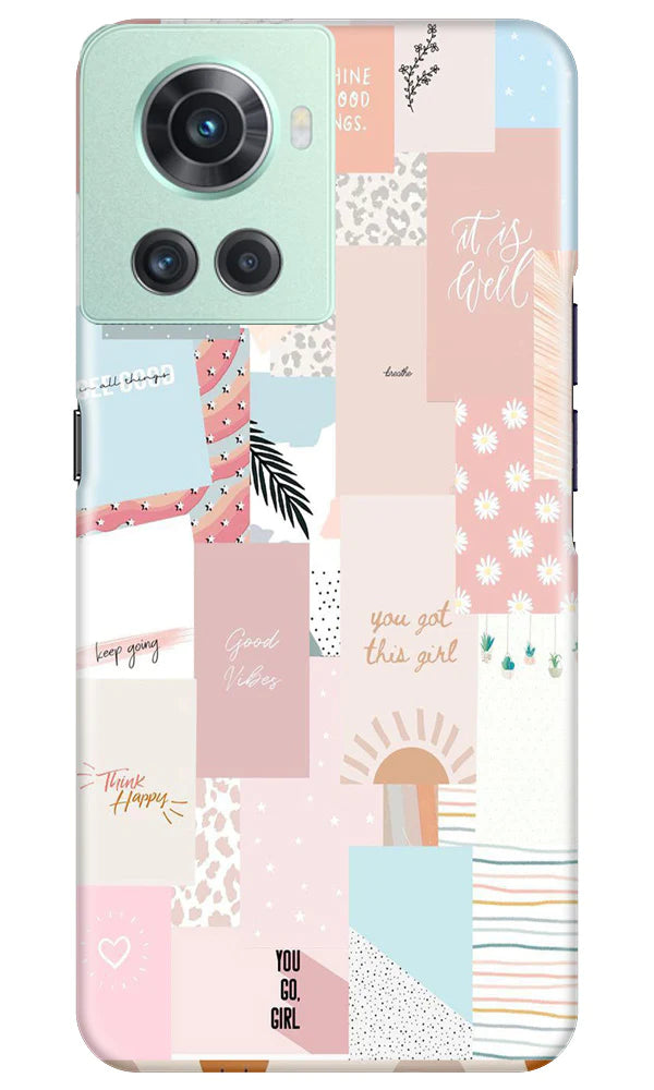 Shinny Blue Background Case for OnePlus 10R 5G