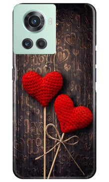 Red Hearts Mobile Back Case for OnePlus 10R 5G (Design - 80)