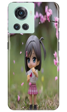 Cute Girl Mobile Back Case for OnePlus 10R 5G (Design - 92)