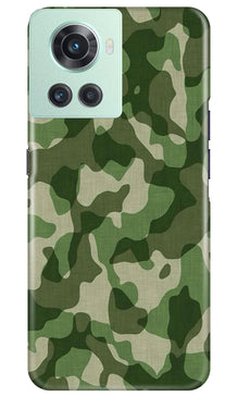 Army Camouflage Mobile Back Case for OnePlus 10R 5G  (Design - 106)