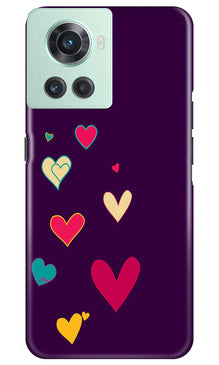 Purple Background Mobile Back Case for OnePlus 10R 5G  (Design - 107)