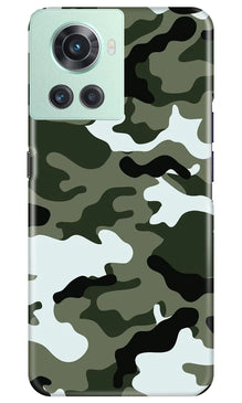 Army Camouflage Mobile Back Case for OnePlus 10R 5G  (Design - 108)