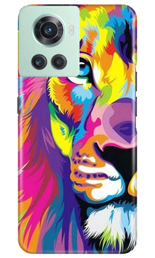 Colorful Lion Mobile Back Case for OnePlus 10R 5G  (Design - 110)