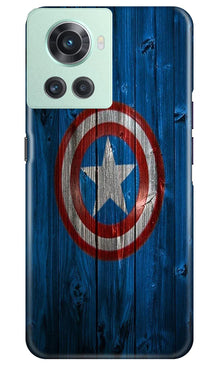 Captain America Superhero Mobile Back Case for OnePlus 10R 5G  (Design - 118)