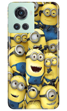 Minions Mobile Back Case for OnePlus 10R 5G  (Design - 127)