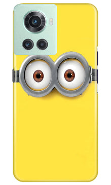 Minions Mobile Back Case for OnePlus 10R 5G  (Design - 128)