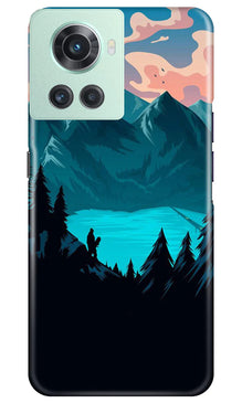 Mountains Mobile Back Case for OnePlus 10R 5G (Design - 155)