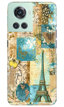 Travel Eiffel Tower Mobile Back Case for OnePlus 10R 5G (Design - 175)