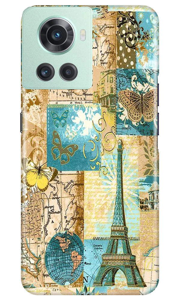 Travel Eiffel Tower Case for OnePlus 10R 5G (Design No. 175)