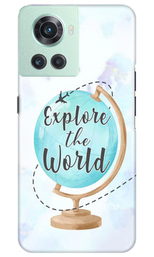 Explore the World Mobile Back Case for OnePlus 10R 5G (Design - 176)