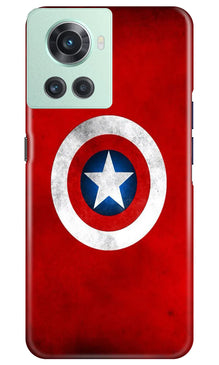 Captain America Mobile Back Case for OnePlus 10R 5G (Design - 249)