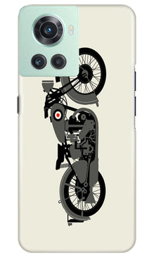 MotorCycle Mobile Back Case for OnePlus 10R 5G (Design - 228)