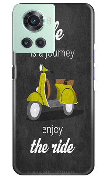 Life is a Journey Mobile Back Case for OnePlus 10R 5G (Design - 230)