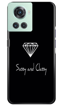 Sassy and Classy Mobile Back Case for OnePlus 10R 5G (Design - 233)