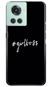 #GirlBoss Mobile Back Case for OnePlus 10R 5G (Design - 235)