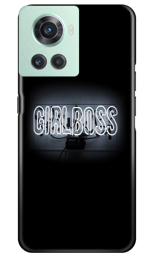 Girl Boss Black Case for OnePlus 10R 5G (Design No. 237)
