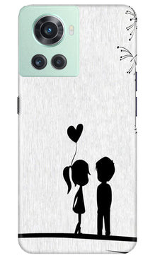 Cute Kid Couple Mobile Back Case for OnePlus 10R 5G (Design - 252)