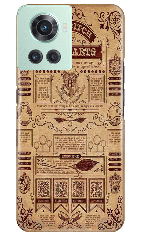 Hogwarts Mobile Back Case for OnePlus 10R 5G (Design - 266)