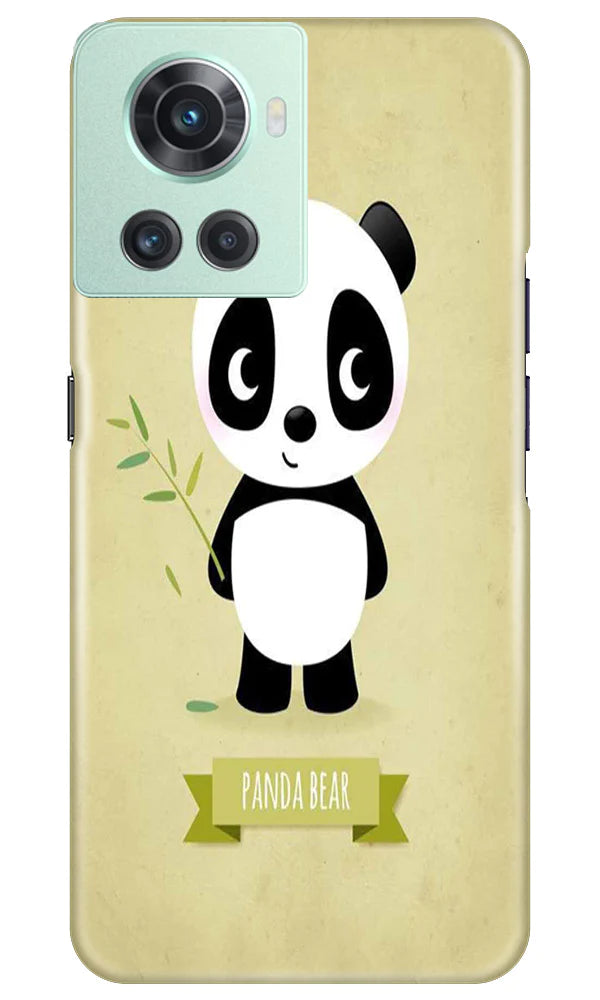 Panda Bear Mobile Back Case for OnePlus 10R 5G (Design - 279)