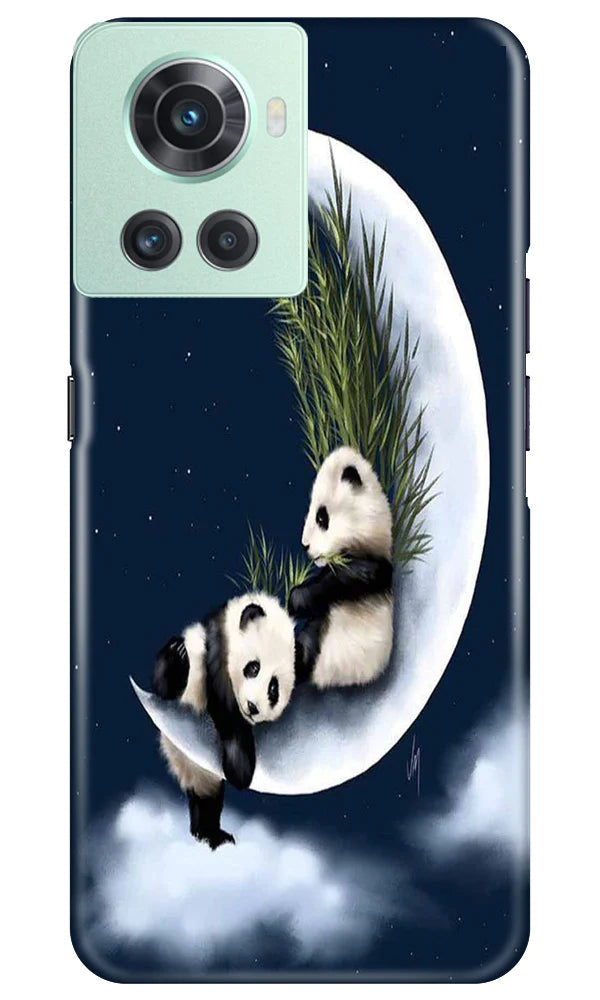 Panda Moon Mobile Back Case for OnePlus 10R 5G (Design - 280)