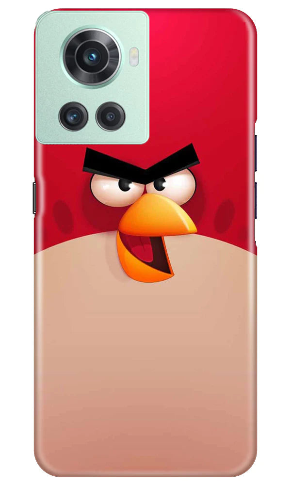 Angry Bird Red Mobile Back Case for OnePlus 10R 5G (Design - 287)