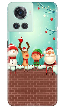 Santa Claus Mobile Back Case for OnePlus 10R 5G (Design - 296)