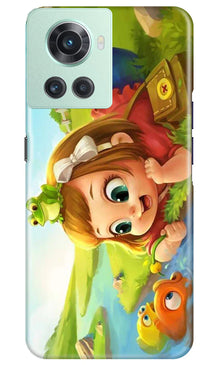 Baby Girl Mobile Back Case for OnePlus 10R 5G (Design - 301)