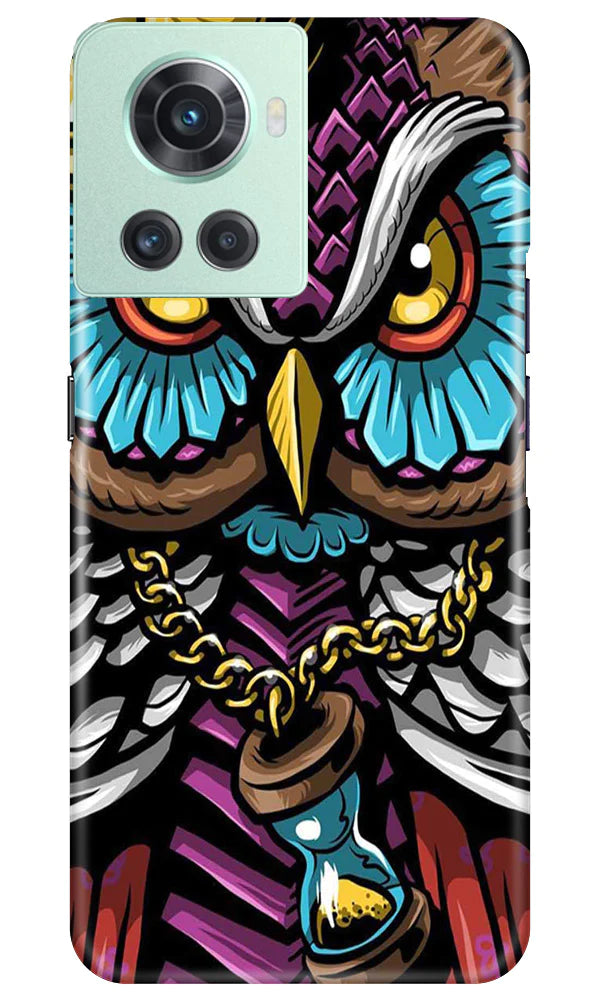 Owl Mobile Back Case for OnePlus 10R 5G (Design - 318)