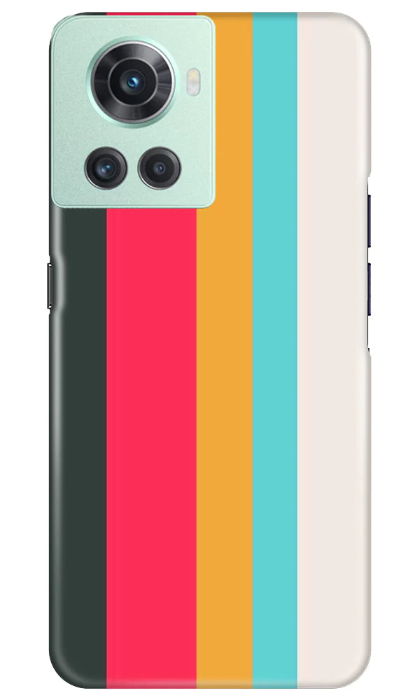 Color Pattern Mobile Back Case for OnePlus 10R 5G (Design - 328)