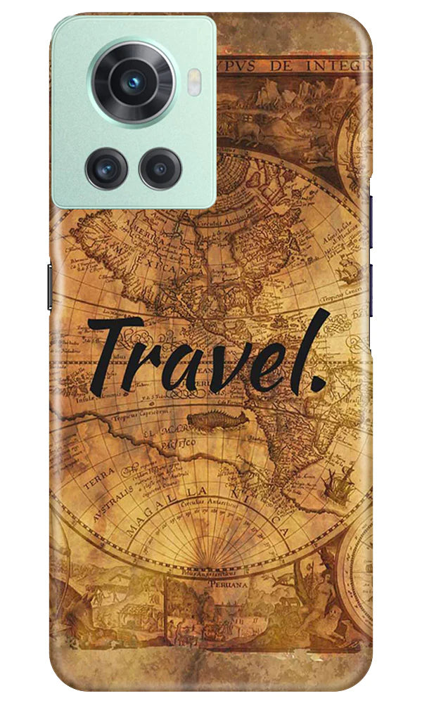 Travel Mobile Back Case for OnePlus 10R 5G (Design - 334)