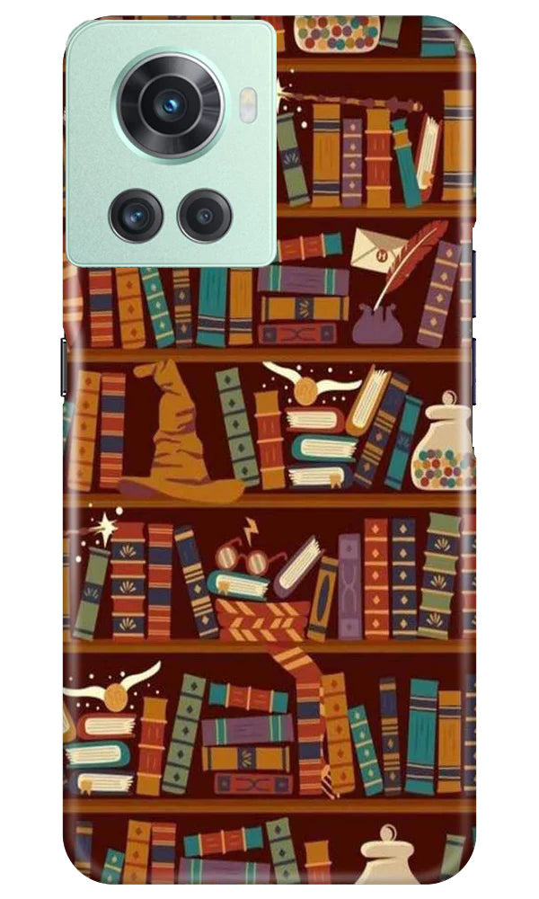 Book Shelf Mobile Back Case for OnePlus 10R 5G (Design - 348)