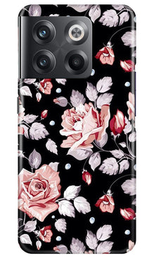 Pink rose Mobile Back Case for OnePlus 10T 5G (Design - 12)