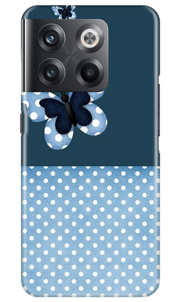 White dots Butterfly Case for OnePlus 10T 5G